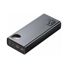 Baseus Adaman Power Bank 20000mAh 65W με 2 Θύρες USB-A και Θύρα USB-C Quick Charge 3.0 Μαύρο (PPIMDA-D01) (BASPPIMDAD01) έως 12 άτοκες Δόσεις