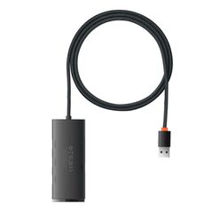 Baseus Hub 4in1 Lite Series USB To 4x USB 3.0, 1m Black (WKQX030101) (BASWKQX030101) έως 12 άτοκες Δόσεις