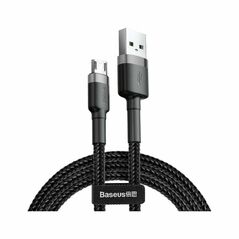 Baseus Cafule Micro USB cable 2.4A 1m Gray + Black (CAMKLF-BG1) (BASCAMKLF-BG1) έως 12 άτοκες Δόσεις