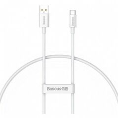 Baseus Cable USB do USB-C Superior 100W 0.25m (white) (P10320102214-00) (BASP10320102214-00) έως 12 άτοκες Δόσεις