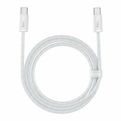 Baseus Cable USB-C to USB-C , 100W, 2m White (CALD000302) (BASCALD000302) έως 12 άτοκες Δόσεις