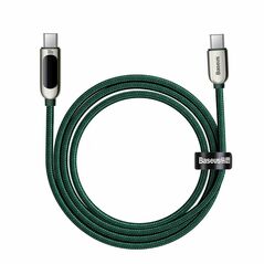 Baseus Cable USB-C to USB-C Baseus Display, 100W, 2m Green (CATSK-C06) (BASCATSK-C06) έως 12 άτοκες Δόσεις