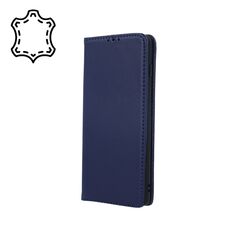 Genuine Leather Smart Pro for Samsung Galaxy S24 Ultra navy blue