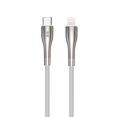 Forever Sleek cable USB-C - Lightning 1,0 m 27W white