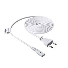 Akyga power cable for notebook AK-RD-06A Eight CCA CEE 7/16 / IEC C7 1.5 m white