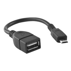 Forever adapter USB - microUSB black