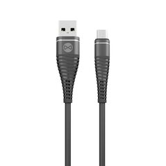 Forever Shark cable USB - microUSB 1,0 m 2A black