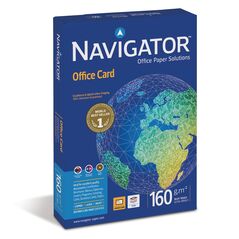 Επαγγελματικό Χαρτί Εκτύπωσης Navigator (Office Card) A4 160g/m² 250 Φύλλα (NVG330968) έως 12 άτοκες Δόσεις