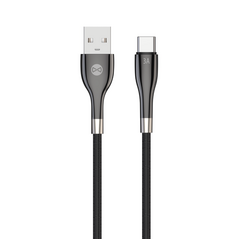 Forever Sleek cable USB - USB-C 1,0 m 3A black