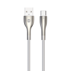 Forever Sleek cable USB - USB-C 1,0 m 3A white