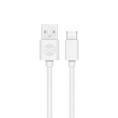 Forever cable USB - USB-C 1,0 m 2A white