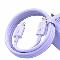 Baseus cabel Superior PD USB-C - Lightning 1,0m granite purple 20W