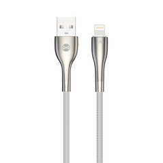 Forever Sleek cable USB - Lightning 1,0 m 2.4A white