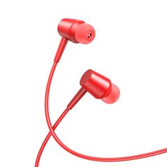 XO wired earphones EP57 jack 3,5mm red