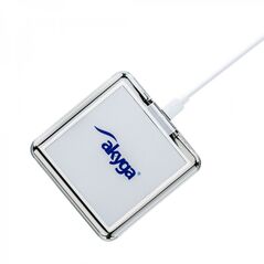 Akyga QI AK-QI-02 wireless charger 1,5A white 5901720134950