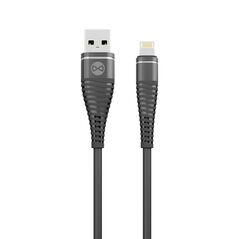 Forever Shark cable USB - Lightning 1,0 m 2A black 5900495679345