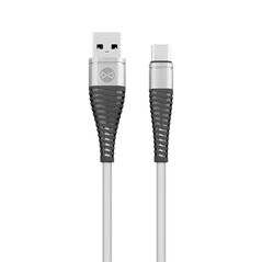 Forever Shark cable USB - USB-C 1,0 m 2A white 5900495776815