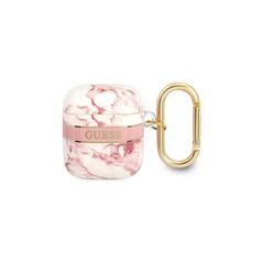 Guess case for AirPods 1/2 GUA2HCHMAP pink Marble 3666339047191