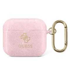 Guess case for AirPods 3 GUA3UCG4GP pink Glitter Collection 3666339009953