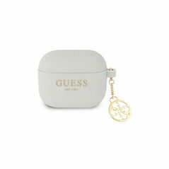 Guess case for Airpods 3 GUA3LSC4EG grey Logo 4G Charm 3666339039325