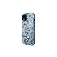 Guess case for iPhone 13 Pro Max 6,7&quot; GUHCP13XP4TPB blue hardcase 4G Triangle Logo Cardslot 3666339047795