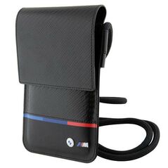 BMW wallet BMOWBPUCARTCBK black PU Carbon Tricolor Line 3666339130923