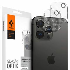 Spigen camera protection for iPhone 14 Pro 6,1&quot; / Pro Max 6,7&quot; Optik.TR Camera Protector 2-Pack Crystal Clear 8809811866599