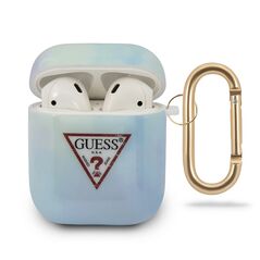 Guess case for AirPods GUACA2TPUMCGC02 blue Tie & Dye Collection 3700740485552