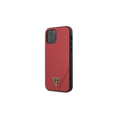Guess case for iPhone 12 Pro Max 6,7&quot; GUHCP12LVSATMLRE red hard case Saffiano 3700740480274