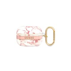 Guess case for Airpods Pro GUAPHCHMAP pink Marble 3666339047207