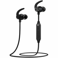 Motorola Moto SP105 Αδιάβροχα ασύρματα Bluetooth Handsfree ακουστικά με neck-band και ear-fin MOT-SP105-BK 79685 έως 12 άτοκες Δόσεις