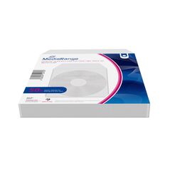 MediaRange Plastic sleeves for 1 disc with flap Transparent Pack 50 (MRBOX64) έως 12 άτοκες Δόσεις