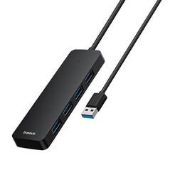 USB hub Baseus UltraJoy, 4 Port, USB to 4xUSB 3.0, 0.5m, Black - 12074 έως 12 άτοκες Δόσεις