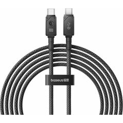 Data cable Baseus Unbreakable, Type-C - Type-C, 100W, PD, 1.0m, Black - 40424 έως 12 άτοκες Δόσεις