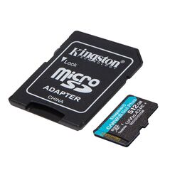 Kingston memory card 512GB microSDXC Canvas Go! Plus cl. 10 UHS-I 170 MB/s + adapter 740617301328