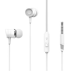 XO wired earphones EP20 jack 3,5mm white 6920680866946
