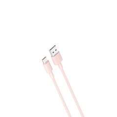 XO cable NB156 USB - USB-C 1,0 m 2,4A pink 6920680871889