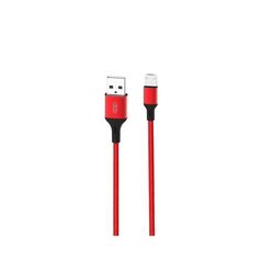 XO cable NB143 USB - microUSB 2,0 m 2,4A red 6920680870837
