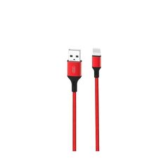 XO cable NB143 USB - Lightning 2,0 m 2,4A red 6920680870875