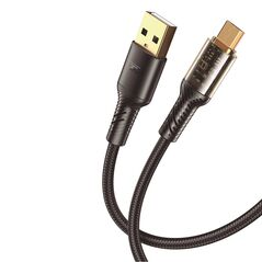 XO Clear cable NB229 USB - microUSB 1,0 m 2,4A black 6920680832859