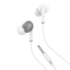 XO wired earphones EP67 jack 3,5 mm white 6920680838554