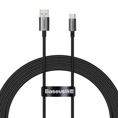 Data cable Baseus Superior, Type-C, 100W, 2.0m, Black - 40450 έως 12 άτοκες Δόσεις