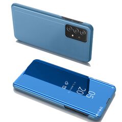 Clear View Case Flip Cover for Samsung Galaxy A53 5G blue