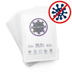 50 pcs. Hydrogel, antibacterial, self-healing foil for cutting with a plotter (18cm x 12cm)