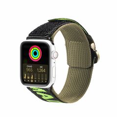 Dux Ducis Strap (Outdoor Version) Apple Watch Ultra Strap, SE, 9, 8, 7, 6, 5, 4, 3, 2, 1 (49, 45, 44, 42 mm) Nylon Band Bracelet Black/Green