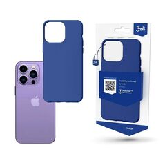 Case for iPhone 14 Pro from the 3mk Matt Case series - blue