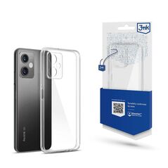 Case for Xiaomi Redmi Note 12 5G / Poco X5 5G Series Silicone 3mk Clear Case - Transparent