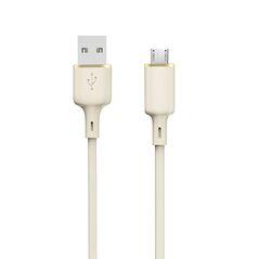 Dudao L7SM USB-A - micro USB cable 5A 1m - beige