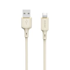 Dudao L7SL USB-A - Lightning 5A cable 1m - beige