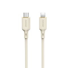 Dudao L7SCL USB-C - Lightning cable 30W 1m - beige